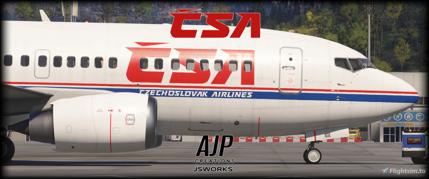 CSA Czech 737-500 - 3-Pack - CSS 735 for Microsoft Flight Simulator | MSFS