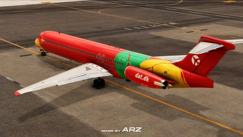 Danish Air Transport OY-RUE MD83 | MaddogX (20th) | Custom Cockpit