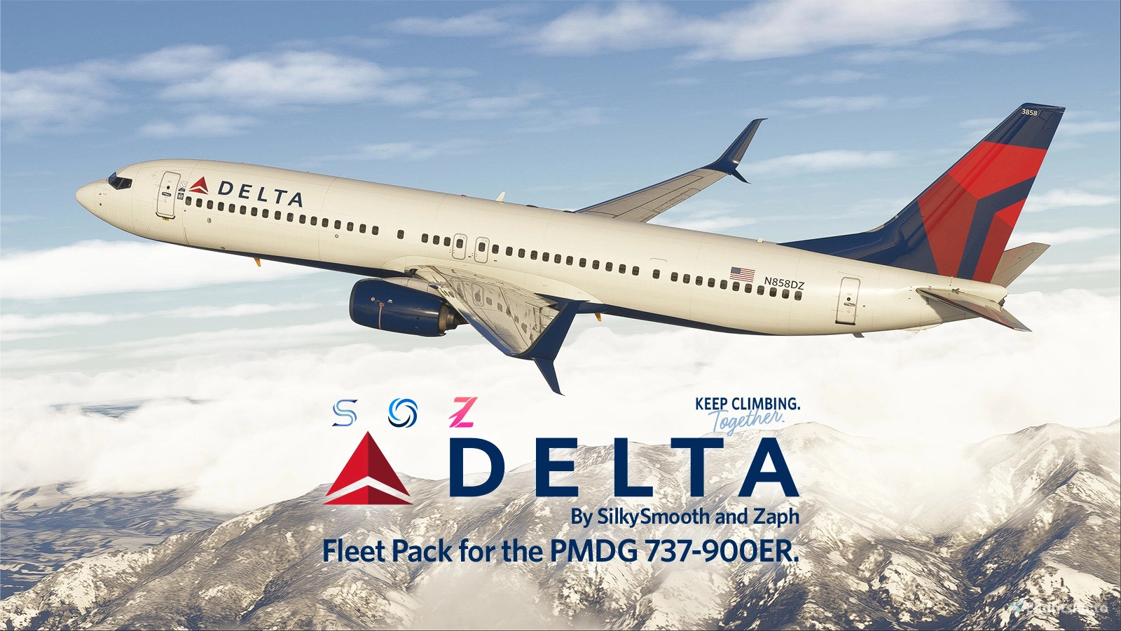 Delta Air Lines Fleet Pack | Custom Cabin | Smart Decals | PMDG B737-900ER - Image 1