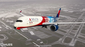Delta Air Lines N531DN Milano Cortina 'Team USA' w/ Cabin | iniBuilds A350 | Smart Decals thumbnail 4