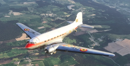 Douglas DC-3/C-47 Belgian Air Force OT-CWG