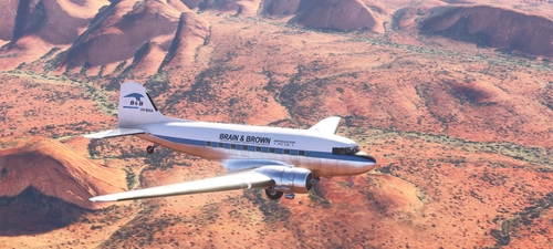 Douglas DC-3/C-47  Brain & Brown VH-BAA