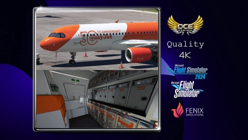 EasyJet 30 Years Anniversary  |  W/Cabin Details  |  4K Texture