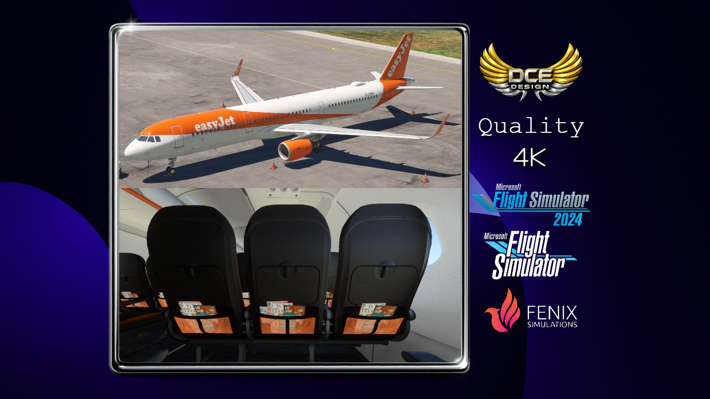 EasyJet A321 | W/Full Cabin Details | G-UZMF - Image 1