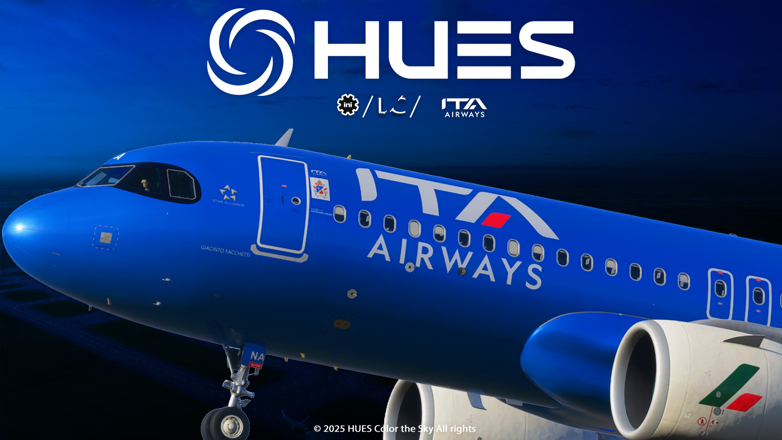 EI-INA | Papal Version | IniBuilds a320| MSFS 2024 | 3D Custom Decals + 3D Custom Cabin Objects - Image 1