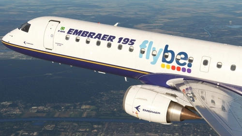 Embraer "House Colors"/Flybe PP-XMJ Embraer 195 |w/Cabin