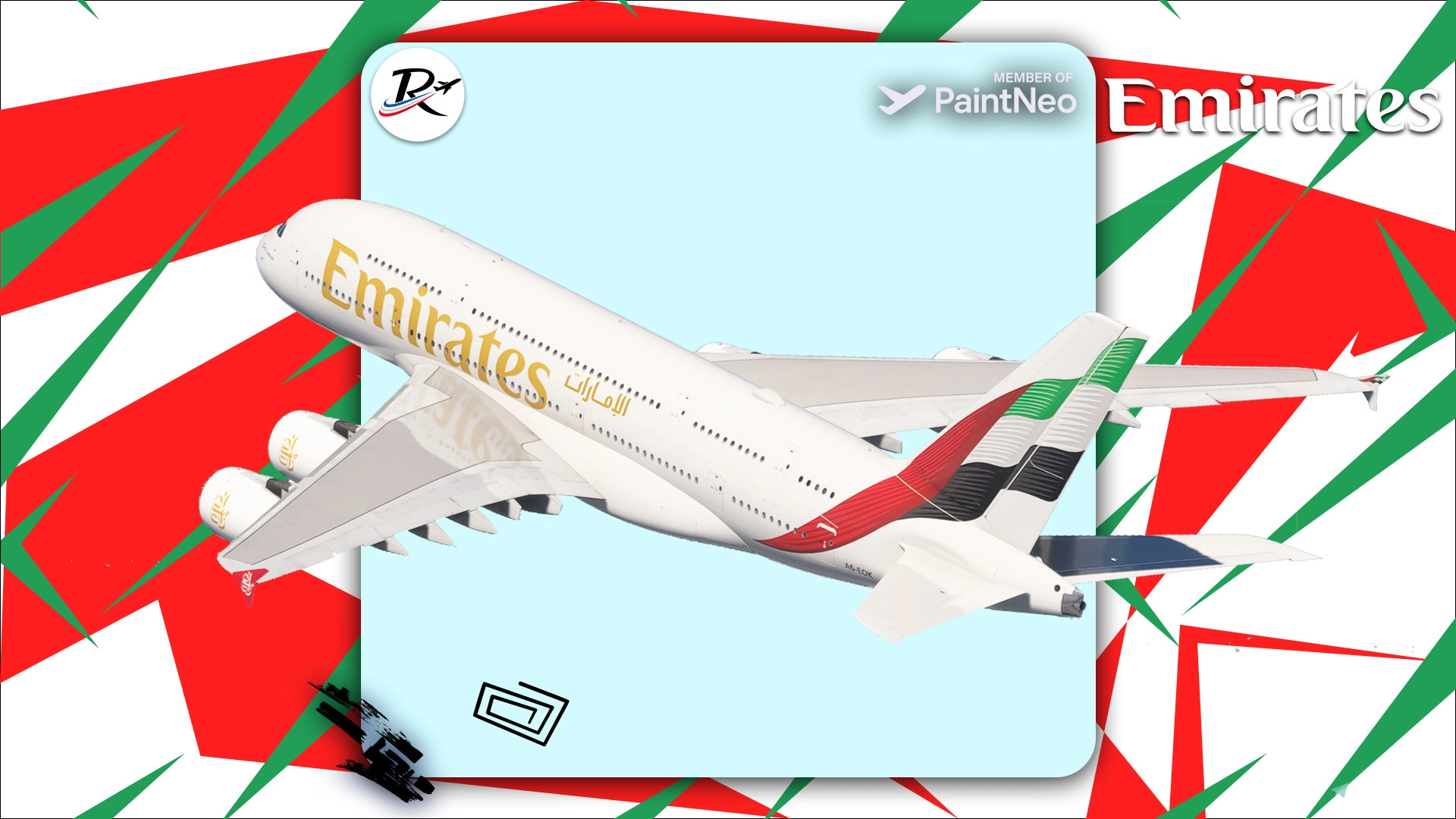 Emirates A6-EOK flybywire a380 [raimbotrax][8K] - Image 1