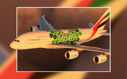 Emirates Sustainability Expo A6-EEW [8K/4K]┃FlyByWire A380X