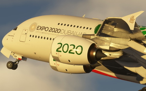 Emirates Sustainability Expo A6-EEW [8K/4K]┃FlyByWire A380X thumbnail 5