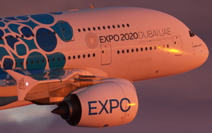 Emirates Mobility Expo A6-EOC [8K/4K]┃FlyByWire A380X thumbnail 5