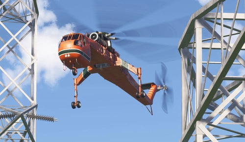 Erickson Skycrane S-64 Realism  Mod Buttkicker Simhub Vibrafile