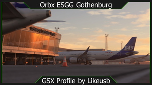 ESGG Gothenburg Landvetter by Orbx GSX Profile thumbnail 1