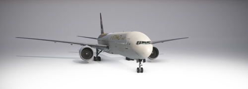 Etihad Airways Boeing 777-300ER (A6-ETG) – Real-World SimBrief Airframe