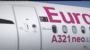 Eurowings Holidays D-AEEA livery Inibuilds A321LR MSFS2024 (with cabin) thumbnail 2