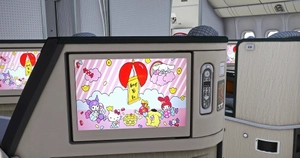 EVA Air Sanrio “Lolly Jet” – Kawaii Edition (B-16740) w/Cabin | PMDG 777-300ER thumbnail 6