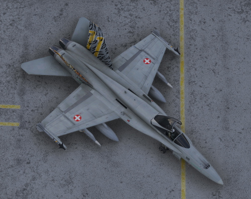 F-18C J-5011 2023 tiger tail