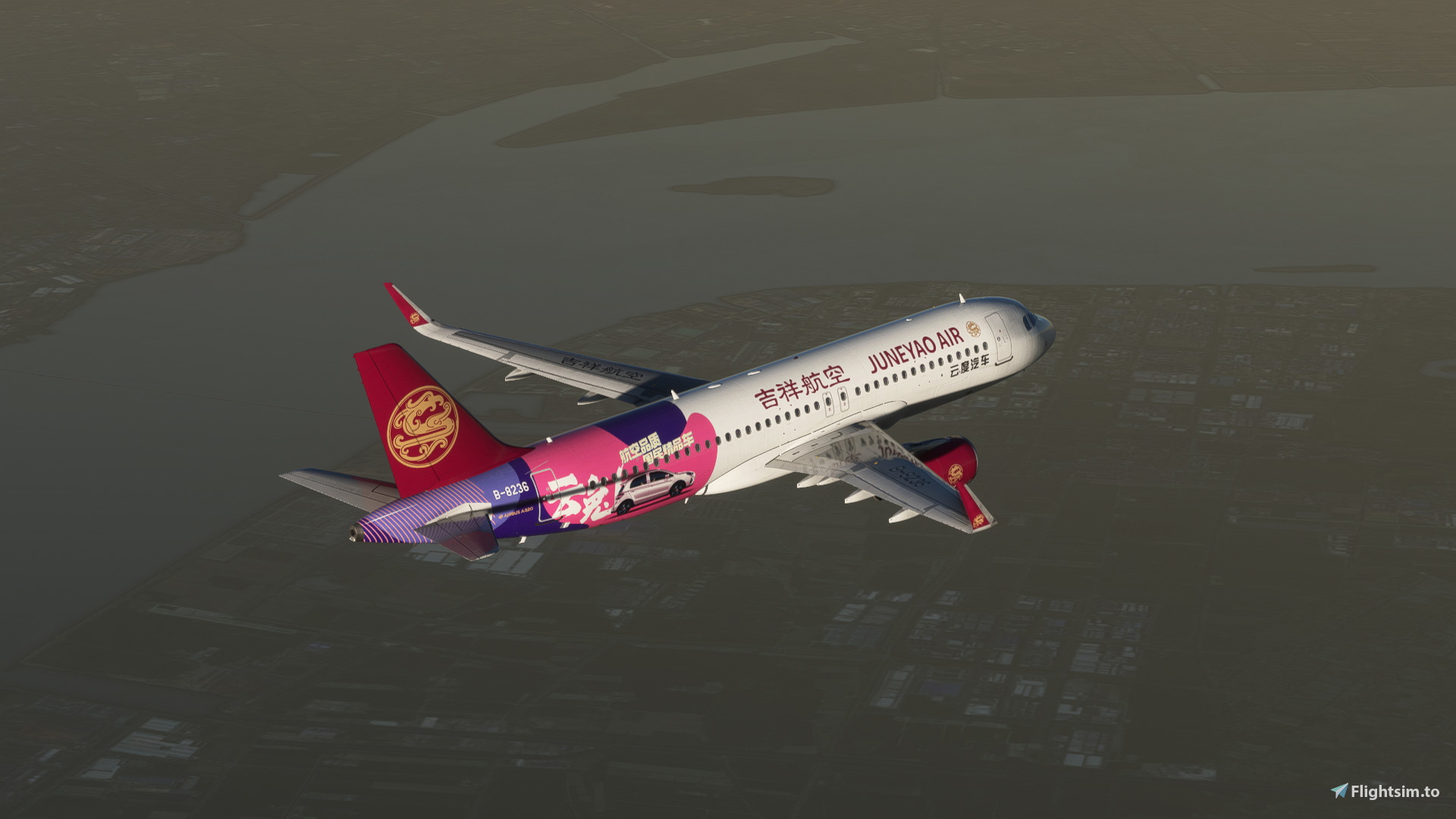 FENIX 320 Juneyao Air 吉祥航空B-8236 [V2] - Aircraft Liveries for