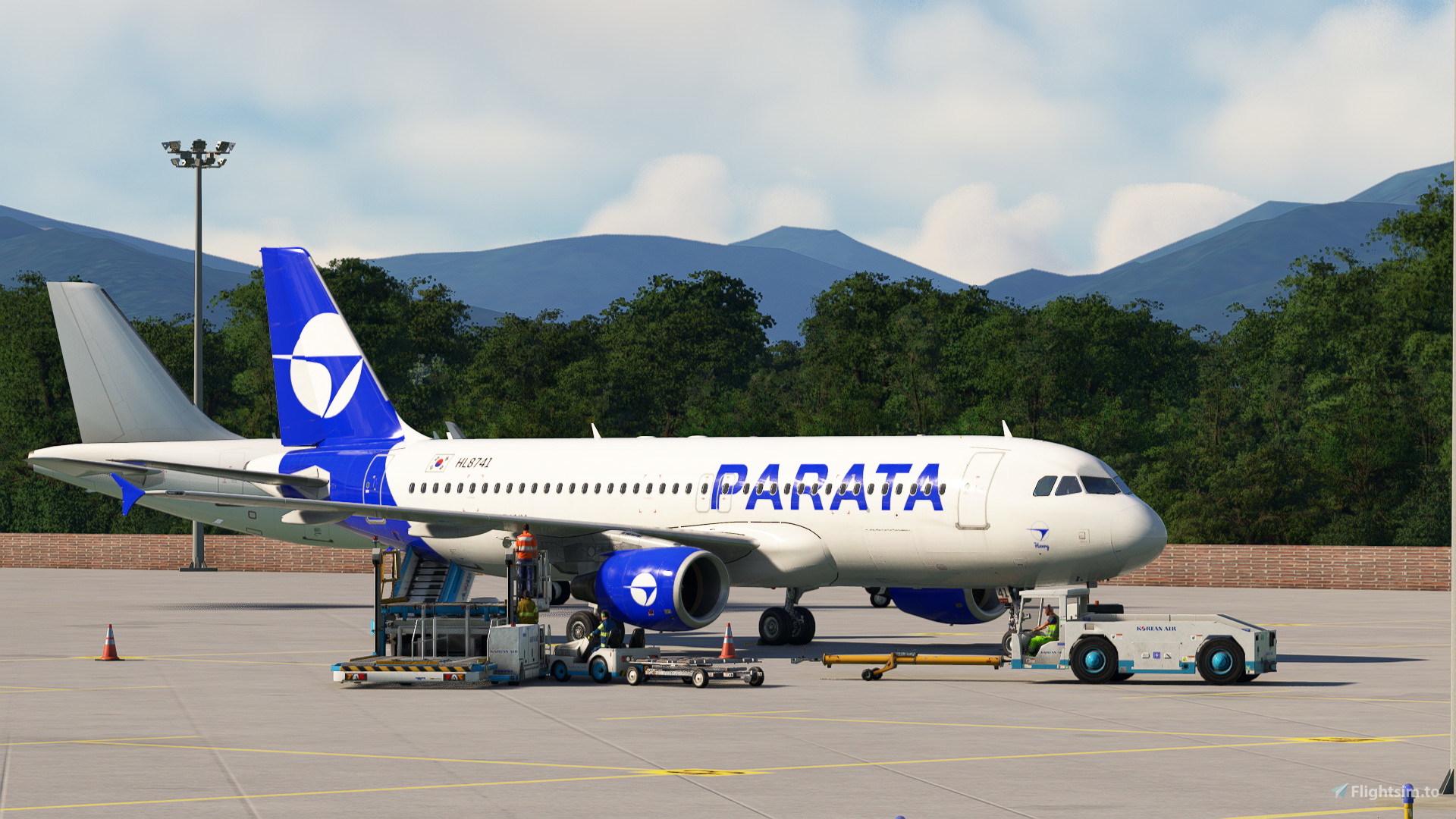 Fenix A320] PARATA A320 Henry HL8741 for Microsoft Flight
