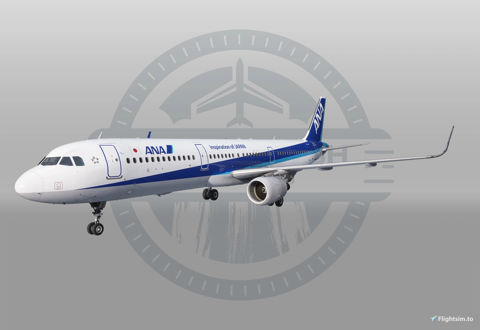 Fenix A321 - All Nippon Airways - 3 liveries pack - Aircraft