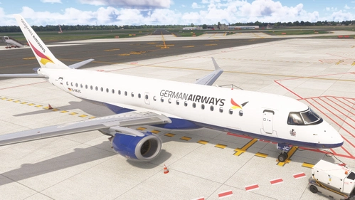 FlightSim Studio - E-Jets 190 - German Airways - D-AKJC