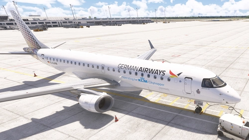 FlightSim Studio - E-Jets 190 - German Airways - D-AJHW "KLM Cityhopper"