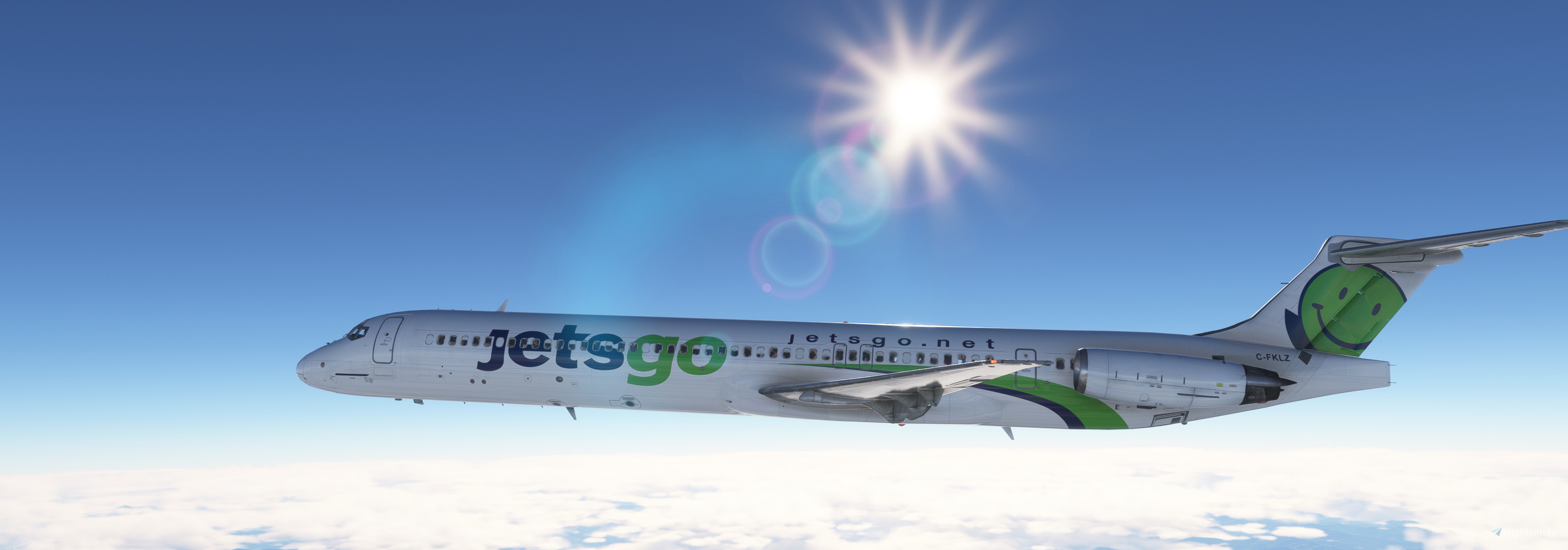 Fly the Maddog X 20th Anniversary - JetsGo C-FKLZ for Microsoft