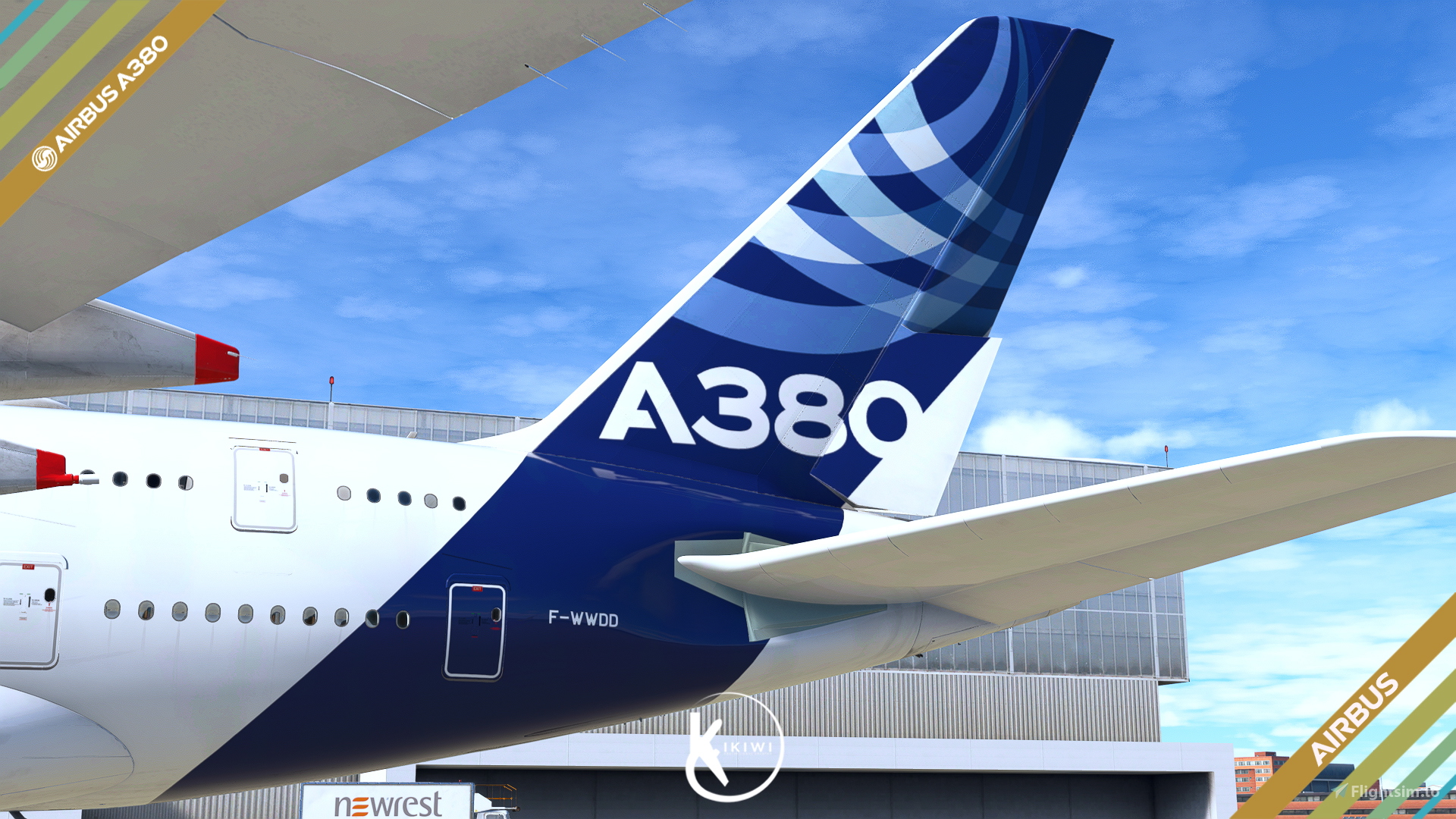 FlyByWire A380-800 Airbus House iflyA380.com Livery 4K & 8K for