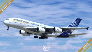 FlyByWire A380-800 Airbus House Livery Singapore Airlines "1st to Fly A380"  4K & 8K thumbnail 2