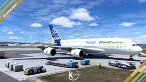FlyByWire A380-800 Airbus House Livery Singapore Airlines "1st to Fly A380"  4K & 8K thumbnail 3