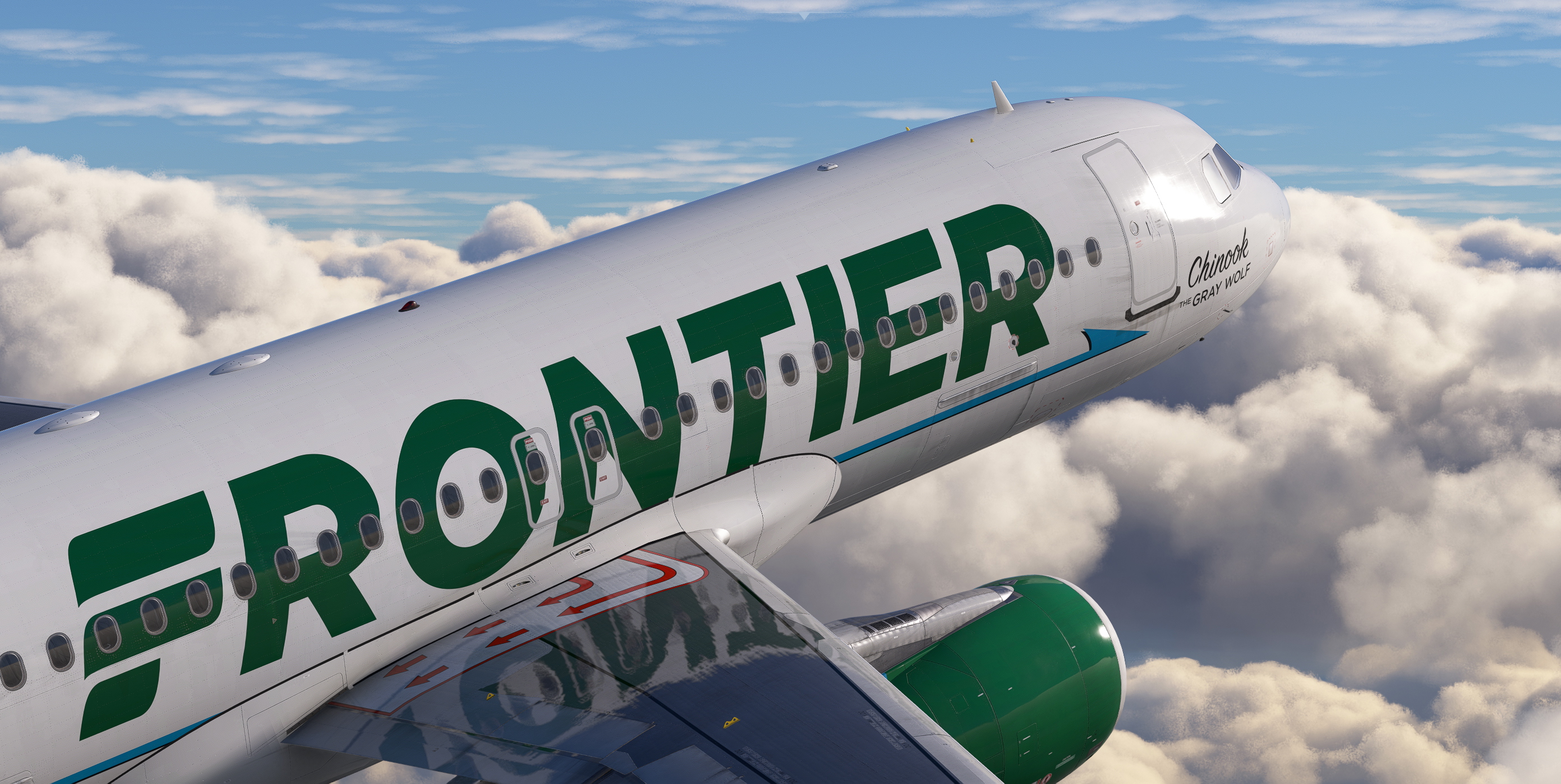 Frontier N369FR|2020 for Fenix Simulations A320-CFM-SL (8k) for
