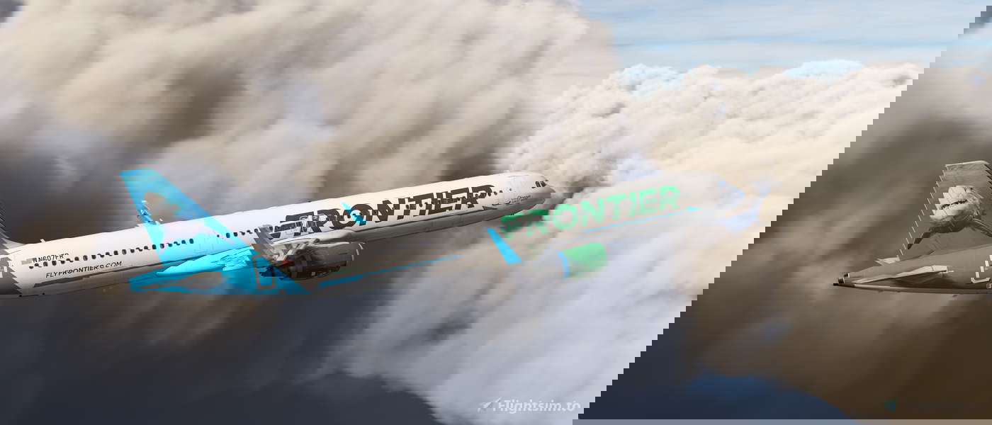 FRONTIER N607FR for Fenix Simulation A321-CFM-SL (fictional) for ...