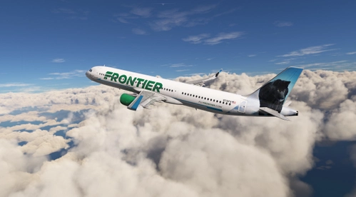 Frontier N719FR|2017 for Fenix Simulations A321-CFM-SL SingleClass(8k)