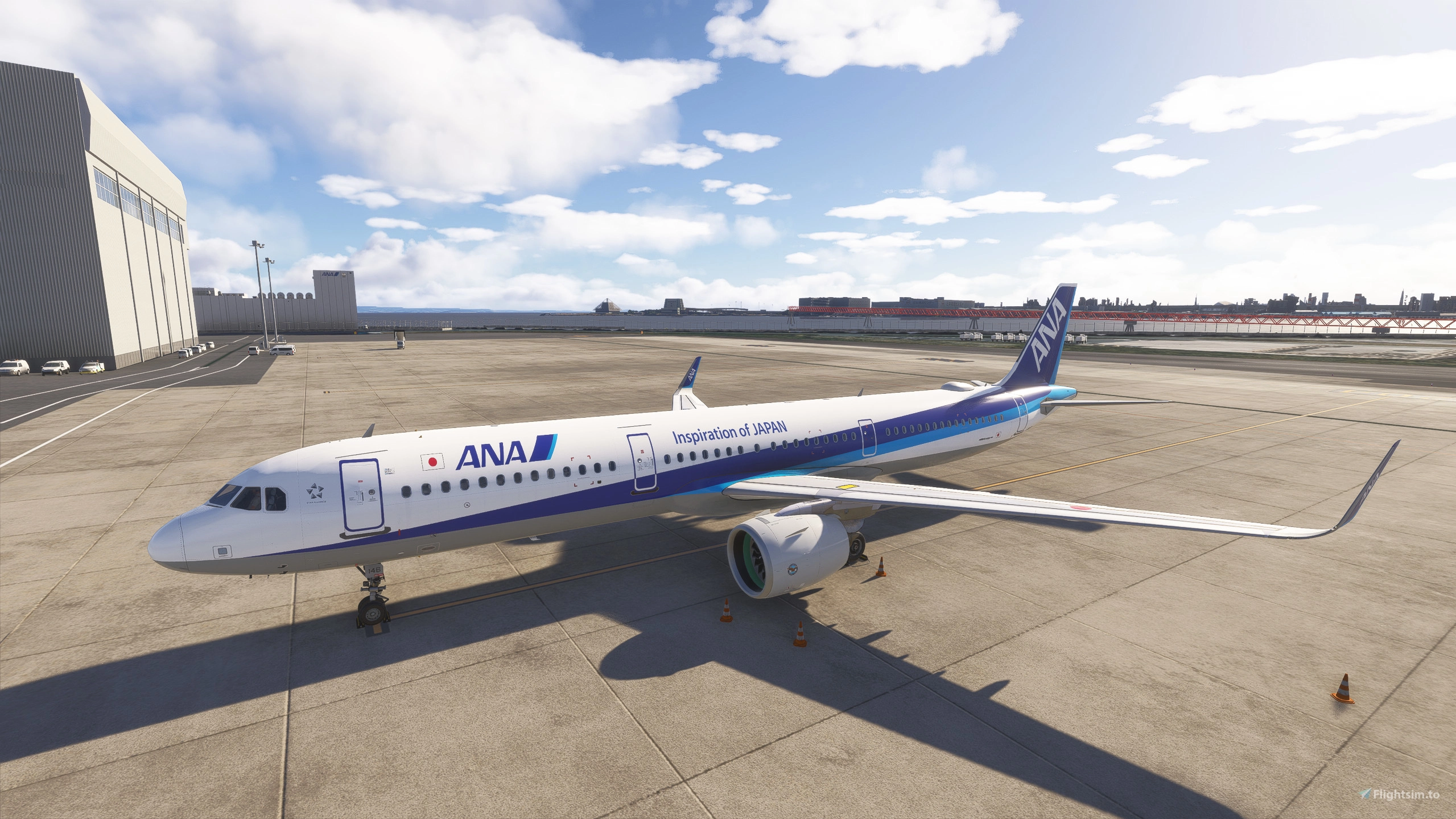 Fslabs A321neo All Nippon Airways JA146A for Microsoft Flight