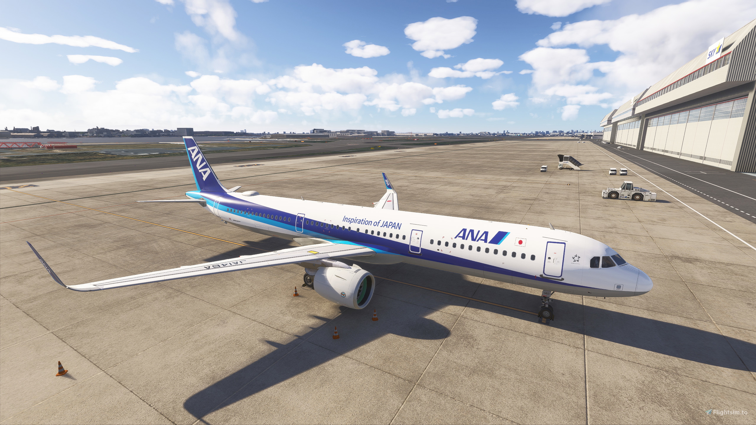 Fslabs A321neo All Nippon Airways JA146A for Microsoft Flight
