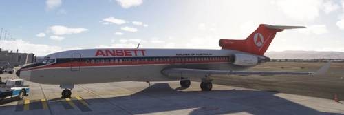 FSS Ansett Australia  B727-100 Super VH-RMD