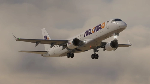 FSS Embraer E190 Air Cairo | 4K