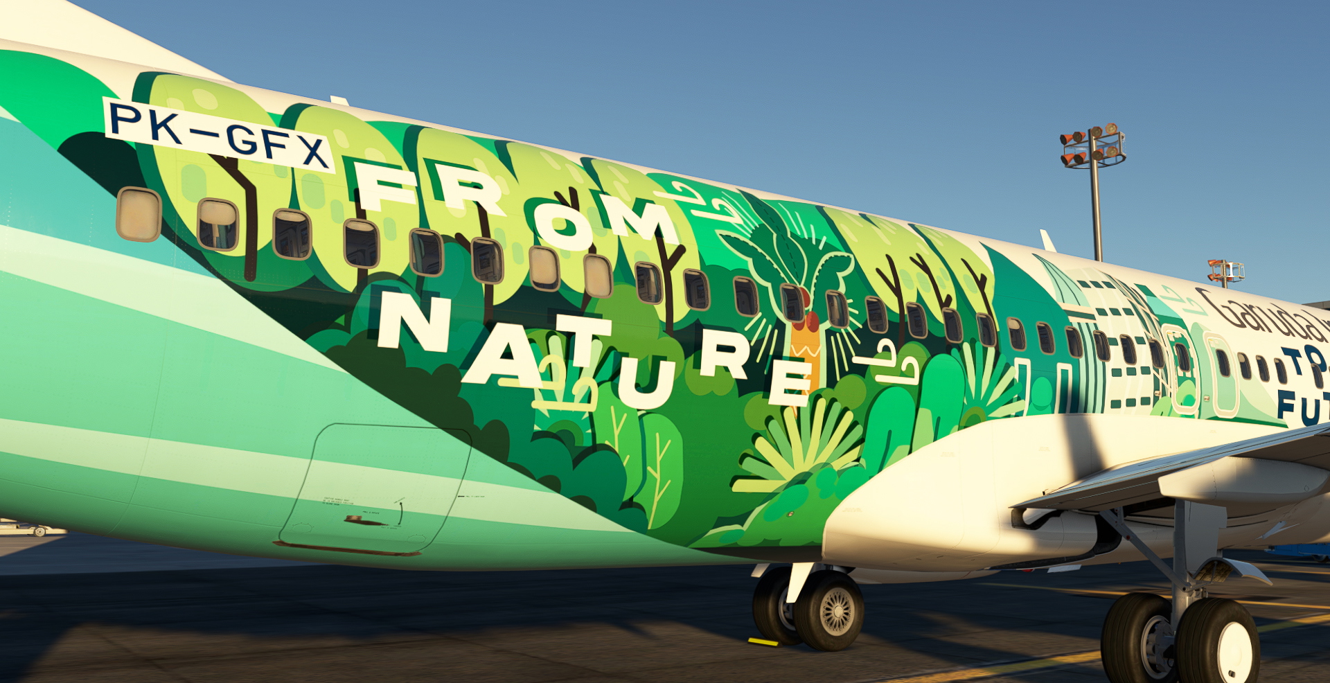 Garuda Indonesia (HUT RI 78 - From Nature to Future - Sustainable Aviation Fuel c/s) / PK-GFX - Image 1