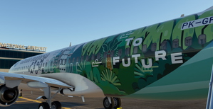 Garuda Indonesia (HUT RI 78 - From Nature to Future - Sustainable Aviation Fuel c/s) / PK-GFX thumbnail 2
