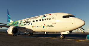 Garuda Indonesia (HUT RI 78 - From Nature to Future - Sustainable Aviation Fuel c/s) / PK-GFX thumbnail 3
