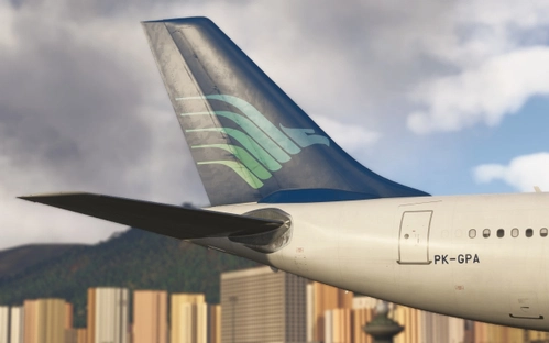 [8K/4K] Garuda Indonesia (Old Colors) PK-GPA for iniBuilds A330-300RR w/Cabin