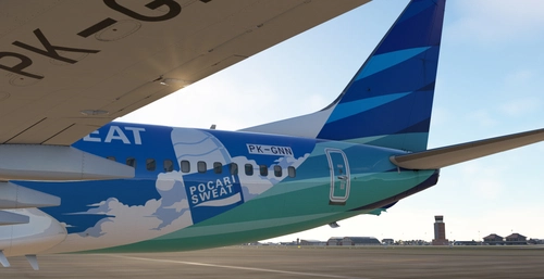 Garuda Indonesia (Pocari Sweat c/s) / PK-GNN