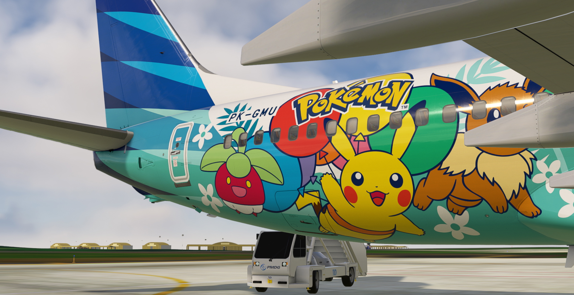 Garuda Indonesia (Pokémon - Pikachu Jet GA-1) / PK-GMU - Aircraft Garuda Indonesia (Pokémon - Pikachu Jet GA-1) / PK-GMU - Aircraft
