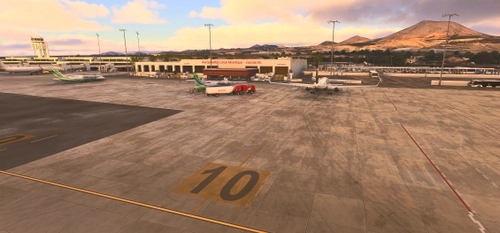 GCRR - BATC Mod for Justflight - Lanzarote Cesar Manrique Airport
