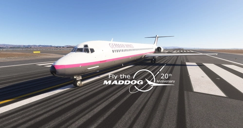 German Wings D-AGWD | Fly the Maddog (20th Anniversary) | MD-83