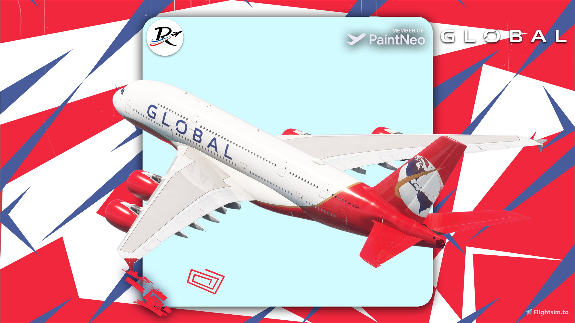 Global Airlines A380 9H-GLOBL [raimbotrax][4K] - Aircraft Liveries