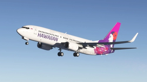 Hawaiian Airlines N738HA PMDG Boeing 737-800 - 8K