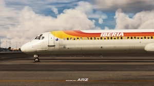 Iberia EC-FHG MD88 | MaddogX (20th Anniversary) | Custom Cockpit and Base Textures  thumbnail 2