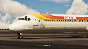 Iberia EC-FHG MD88 | MaddogX (20th Anniversary) | Custom Cockpit and Base Textures  thumbnail 3