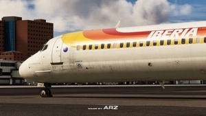 Iberia EC-FHG MD88 | MaddogX (20th Anniversary) | Custom Cockpit and Base Textures  thumbnail 5