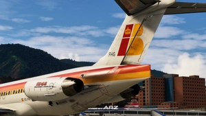 Iberia EC-FHG MD88 | MaddogX (20th Anniversary) | Custom Cockpit and Base Textures  thumbnail 8